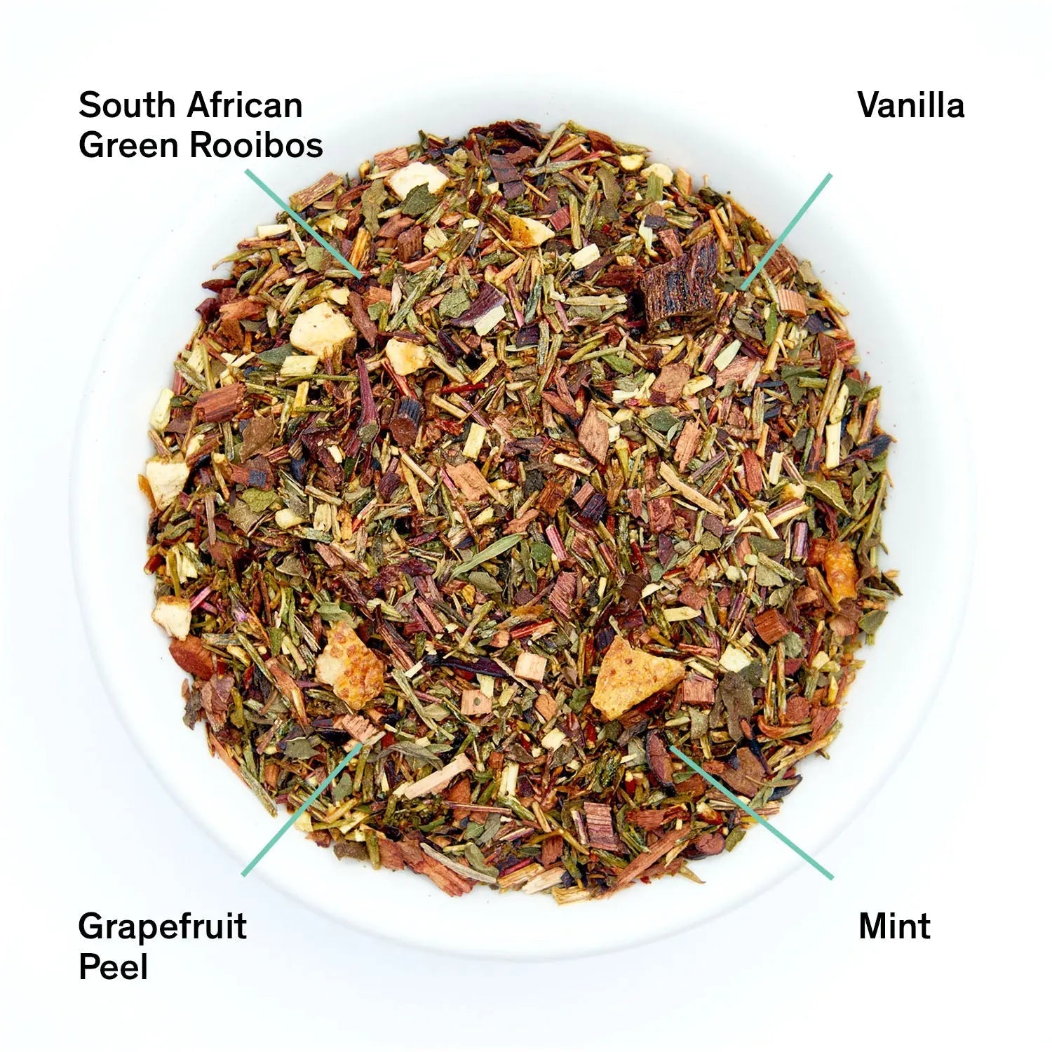 Cocteau - Vanilla Grapefruit Mint Rooibos Tea (Caffeine Free)